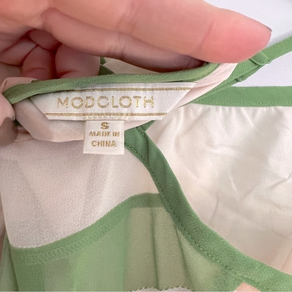 ModCloth Pleasant Plans Colorblock Dress in Small - Picture 4 of 5